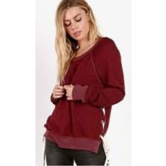 n: PHILANTHROPY - Felix Side Tie Merlot SZ XS   NWT - Picture 8 of 11